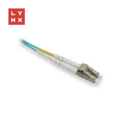 LYNX duplexní patch kabel MM, OM3, LC/LC, 50/125µm, 0,5m