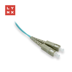 LYNX duplexní patch kabel MM, OM3, SC/SC, 50/125µm, 5m