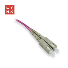 LYNX duplexní patch kabel MM, OM4, SC/SC, 50/125µm, 3m