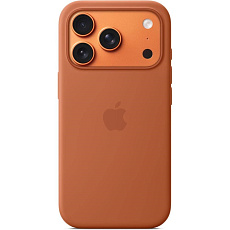 Apple iPhone 17 Pro Silicone Case with MagSafe – Terra Cotta Apple iPhone 17 Pro Silicone Case with MagSafe – Terra Cotta
