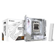 GIGABYTE MB Sc AM5 X870I AORUS PRO ICE, AMD X870, 2xDDR5, 1xHDMI, 1xThunderbolt, WiFi, Mini-ITX