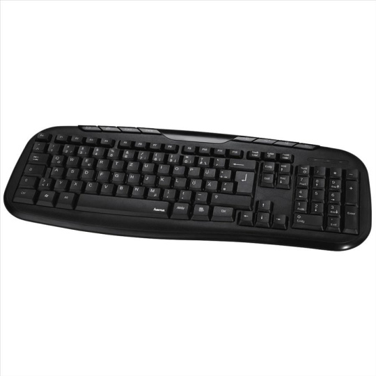 Hama klávesnica Cellino, čierna