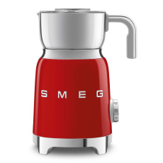 Smeg MFF11RDEU napěňovač mléka, 500 W, 600 ml / 2,5 šálku, horká čokoláda / mléko, lehká pěna, červená - opraveno
