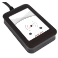 Elatec RFID čtečka black, RS232 cable 2.0m, integrated 125kHz+13.56MHz antenna
