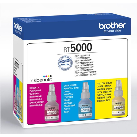 BAZAR - BROTHER INK BT-5000CLVAL cyan+magenta+yellow  T3xx T4xx T5xx T7xx T9xx -  cca 5000 - INKTANK - Poškozený obal (K BAZAR - BROTHER INK BT-5000CLVAL cyan+magenta+yellow  T3xx T4xx T5xx T7xx T9xx -  cca 5000 - INKTANK - Poškozený obal (K