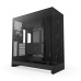NZXT skříň H9 Flow dvoukomorová ATX / 4x140mm fan / až 10xfan / perforovaný top / proskl. bočnice, front / černá