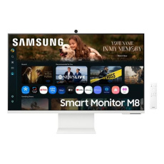 BAZAR - #SAMSUNG MT LED LCD 32" Smart Monitor M8 (M80F) VA, UHD, 60hz, 4ms, hdmi, usb-c, speaker, pivot - Poškozený obal