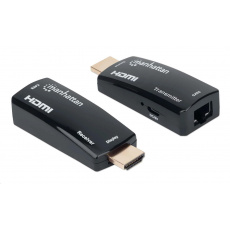 MANHATTAN HDMI extender pomocou jedného kábla Cat5e/6 do 60 m, čierny, maloobchodná krabica