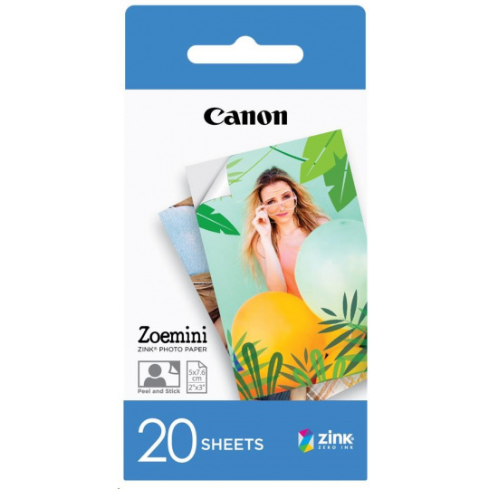 Canon ZINK PAPIER ZP-2030 20 LISTOV EXP HB