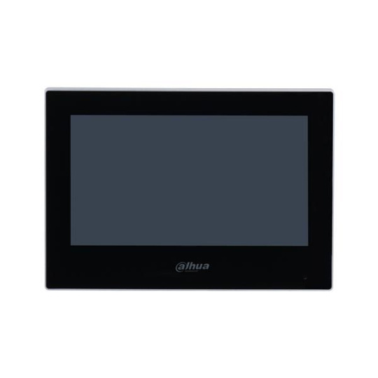 Dahua VTH2621G-P, vnitřní IP monitor, černý, 7" TFT, Reproduktor, 10/100 Ethernet, 6x Alarm input, PoE