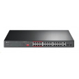 TP-Link CCTV switch TL-SL1226P (24x100Mb/s, 2xGbE/2xSFP combo, 24xPoE+, 250W)