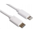 PREMIUMCORD Apple Lightning - USB-C™ USB nabíjací a dátový kábel MFi pre Apple iPhone/iPad, 0,5 m