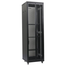 XtendLan 19" stojanový rozvaděč 42U 800x1000, nosnost 1000kg, perforované dveře i záda, kolečka, rozložený, černý XtendLan 19" stojanový rozvaděč 42U 800x1000, nosnost 1000kg, perforované dveře i záda, kolečka, rozložený, černý