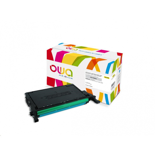 OWA Armor toner pre SAMSUNG CLP 620, 670, 4000 strán, CLTY5082L, žltá/žltá (CLT-Y5082L,SU532A)