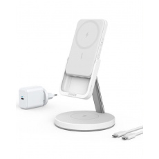 Anker PowerWave Mag-Go 2-in-1 Stand 5K White Anker PowerWave Mag-Go 2-in-1 Stand 5K White