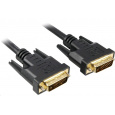 Prepojovací kábel PREMIUMCORD DVI na DVI 10 m (DVI-D, M/M, dual link)