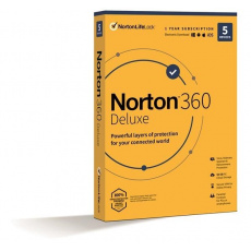 NORTON 360 DELUXE 50 GB + VPN 1 používateľ pre 5 zariadení na 1 rok - BOX NORTON 360 DELUXE 50 GB + VPN 1 používateľ pre 5 zariadení na 1 rok - BOX