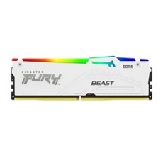 KINGSTON DIMM DDR5 32GB 5600MT/s CL40 FURY Beast Bílá RGB XMP