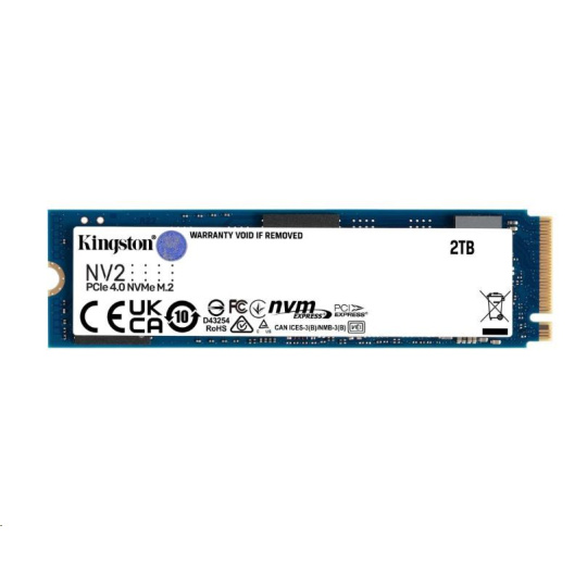 Kingston SSD 4TB (4000GB) NV2 M.2 2280 NVMe™ PCIe Gen (R: 3500MB/s; W: 2800MB/s)