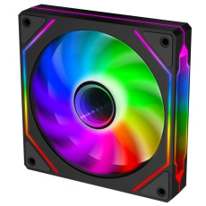 EVOLVEO 120UX-S ventilátor 120mm, 4pin molex, ARGB, slave, černá EVOLVEO 120UX-S ventilátor 120mm, 4pin molex, ARGB, slave, černá