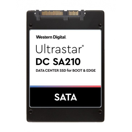 Western Digital Ultrastar® SSD 480 GB (HBS3A1948A7E6B1) DC SA210 SFF-7 7.0MM SATA TLC RI BICS3 TCG, DW/D R 0.1/S 0.7