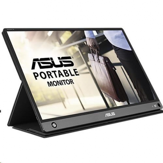 LCD DISPLEJ ASUS 15.6" MB16AHP 1920x1080 ZenScreen Go USB Type-C Prenosný IPS 4h batéria Micro-HDMI Skladacie puzdro Automatické otáčanie REPRO