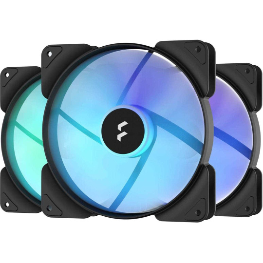 FRACTAL DESIGN ventilátor Aspect 14 RGB PWM Black Frame 3-pack, 140mm