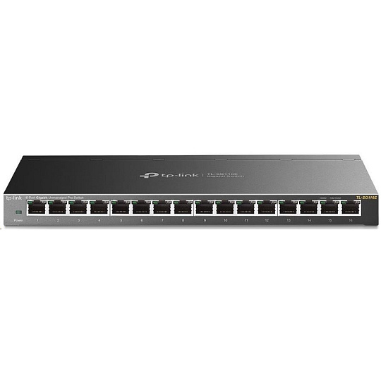 TP-Link Easy Smart switch TL-SG116E (16xGbE, fanless) TP-Link Easy Smart switch TL-SG116E (16xGbE, fanless)