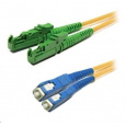 Duplexní patch kabel SM 9/125, OS2, E2000(APC)-SC(PC), LS0H, 10m