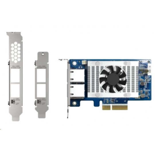 Rozširujúca sieťová karta QNAP QXG-10G2T-X710 10GbE, dvojportová Intel X710, 4xPCIe pre NAS s PCIe