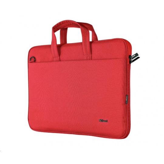 TRUST 16" Bologna Slim Laptop Bag Eco, červená