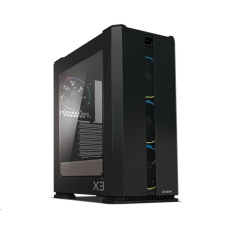 ZALMAN X3 Black, skrinka ATX bez zdroja, aRGB ZALMAN X3 Black, skrinka ATX bez zdroja, aRGB
