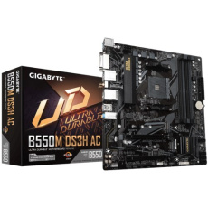 BAZAR - GIGABYTE MB Sc AM4 B550M DS3H AC, 4xDDR4, 1xDP, 1xHDMI, 1xDVI-D, Wi-Fi, mATX - Po opravě (Komplet)