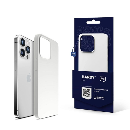 3mk ochranný kryt Hardy Silicone MagCase pro Apple iPhone 13 Pro, White