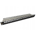 Solarix Modulárny nemontovaný patch panel 24 portov 1U SX24M-0-STP-BK-UNI-N