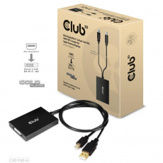 Club3D adaptér Mini DP na Dual Link DVI, HDCP OFF version for Apple Cinema Displays Active Adapter