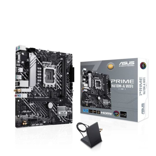 ASUS MB Sc LGA1700 PRIME H610M-A WiFi, Intel H610, 2xDDR5, 1xDP, 1xHDMI, 1xVGA, mATX