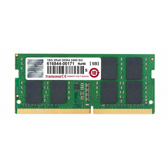 SODIMM DDR4 16GB 2400MHz TRANSCEND 2Rx8 CL17