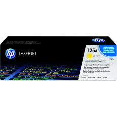 HP 125A Yellow LJ Toner Cart, CB542A (1,400 pages)