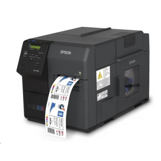 Epson ColorWorks C7500, rezačka, disp., USB, Ethernet, čierna