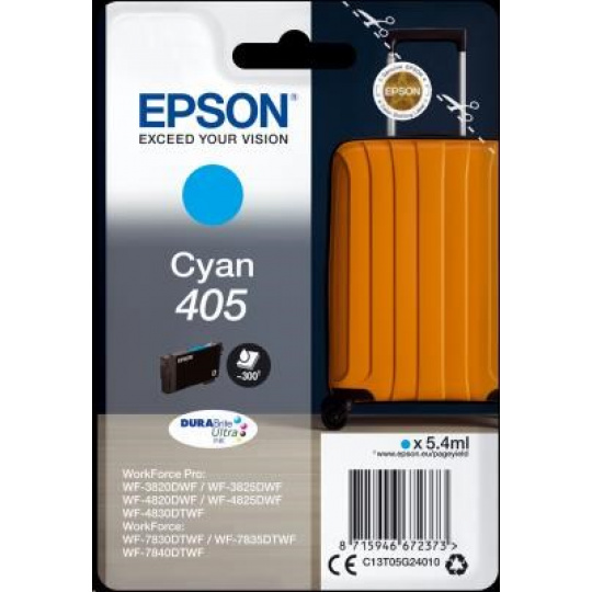 Atrament EPSON Singlepack Cyan 405 Durabrite Ultra