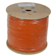 LEXI-Net kabel Cat 6A S/FTP LSOH licna (Dca) 27 AWG 500m cívka, oranžový plášť