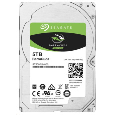SEAGATE HDD 5TB BARRACUDA, 2.5", SATAIII, 5400RPM, 128MB Cache, 15mm - ROZBALENO