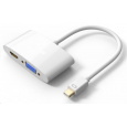 Adaptér PREMIUMCORD Mini DisplayPort - HDMI + VGA , FULL HD 1080p, 4K*2K@30Hz