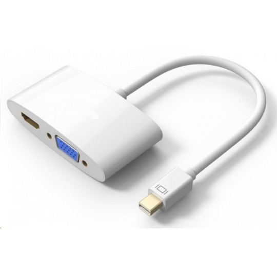 Adaptér PREMIUMCORD Mini DisplayPort - HDMI + VGA , FULL HD 1080p, 4K*2K@30Hz