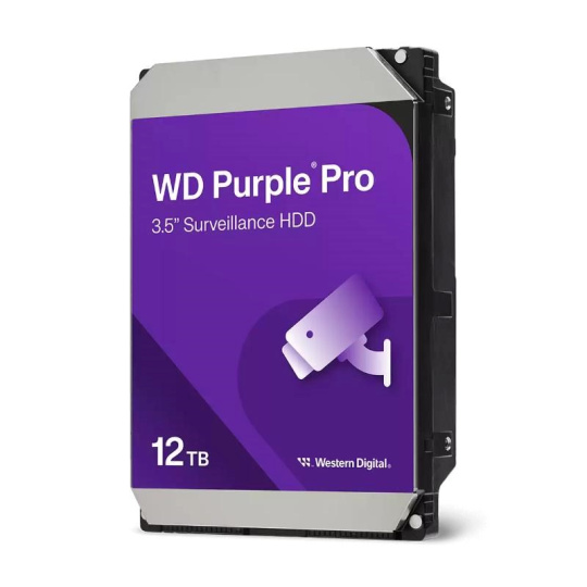 WD PURPLE PRO WD122PURP 12TB SATA/600 512MB cache, 245 MB/s, CMR