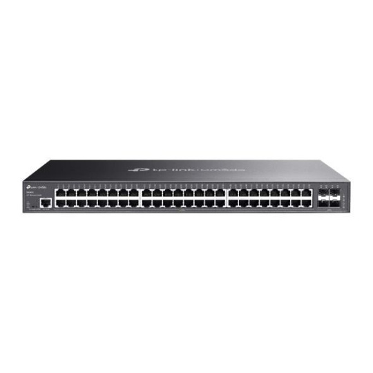 TP-Link OMADA switch SG3452 (48xGbE, 4xSFP, 2xConsole, fanless) TP-Link OMADA switch SG3452 (48xGbE, 4xSFP, 2xConsole, fanless)