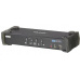ATEN 4-portový DVI KVMP USB, 2-portový USB HUB, audio, 1.2m káble