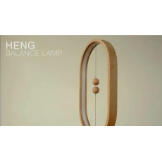 Allocacoc Heng Balance Lamp Ellipse USB (LIGHT WOOD)