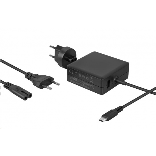 Nabíjací adaptér AVACOM USB Type-C 65W Power Delivery + USB A